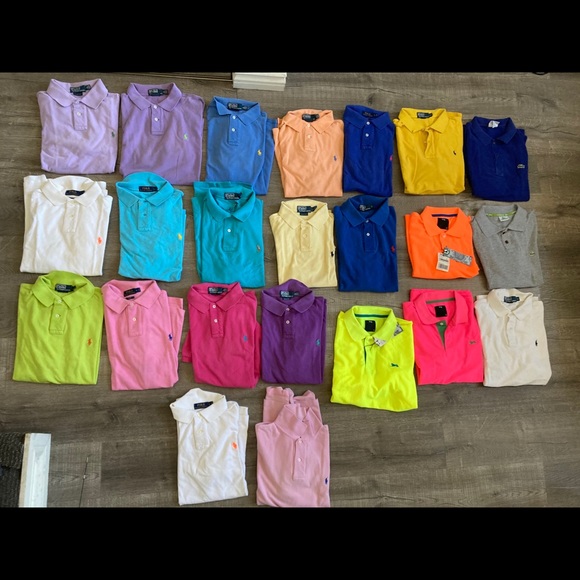 23 polo shirts